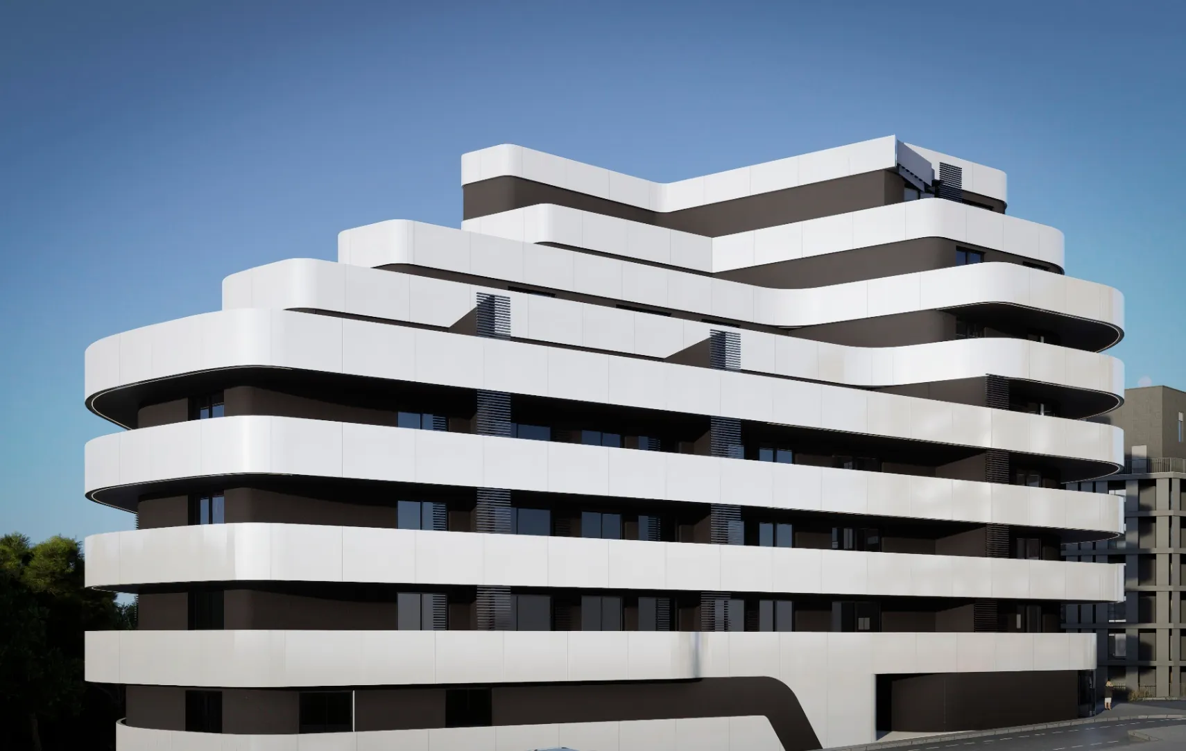 Varios áticos de nueva construcción en venta en el centro de Calpe