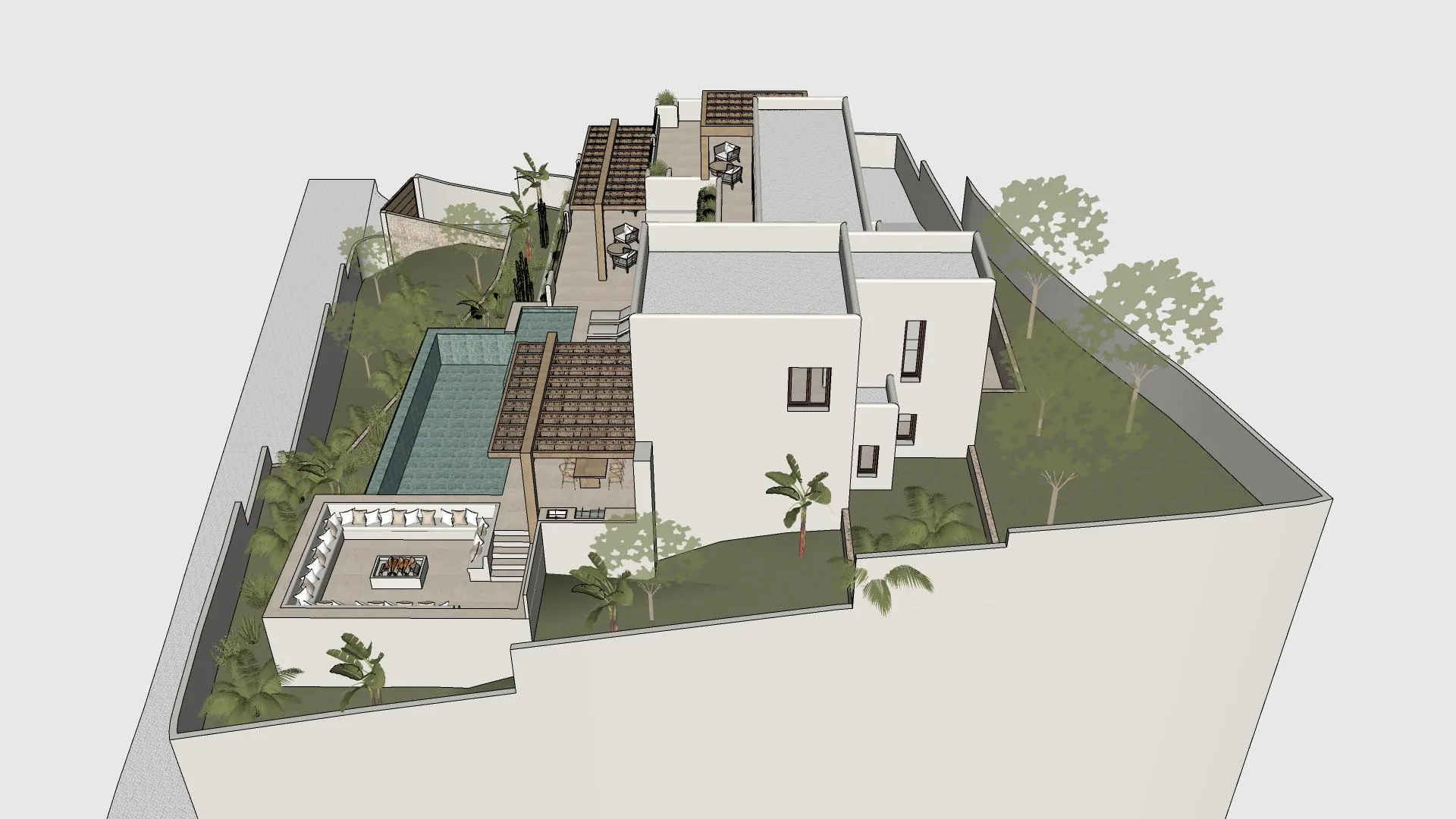 Proyecto: Villa ibicenca con vistas al mar en venta en Benissa