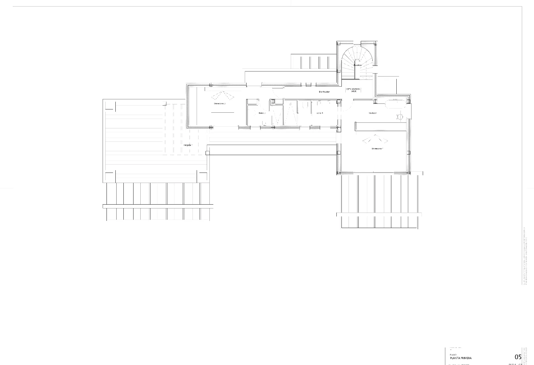 Proyecto: Villa ibicenca con vistas al mar en venta en Benissa