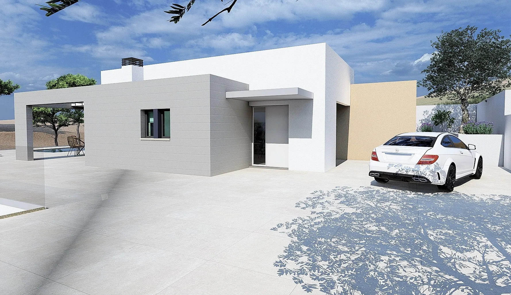 Proyecto nueva villa moderna en Benitachell