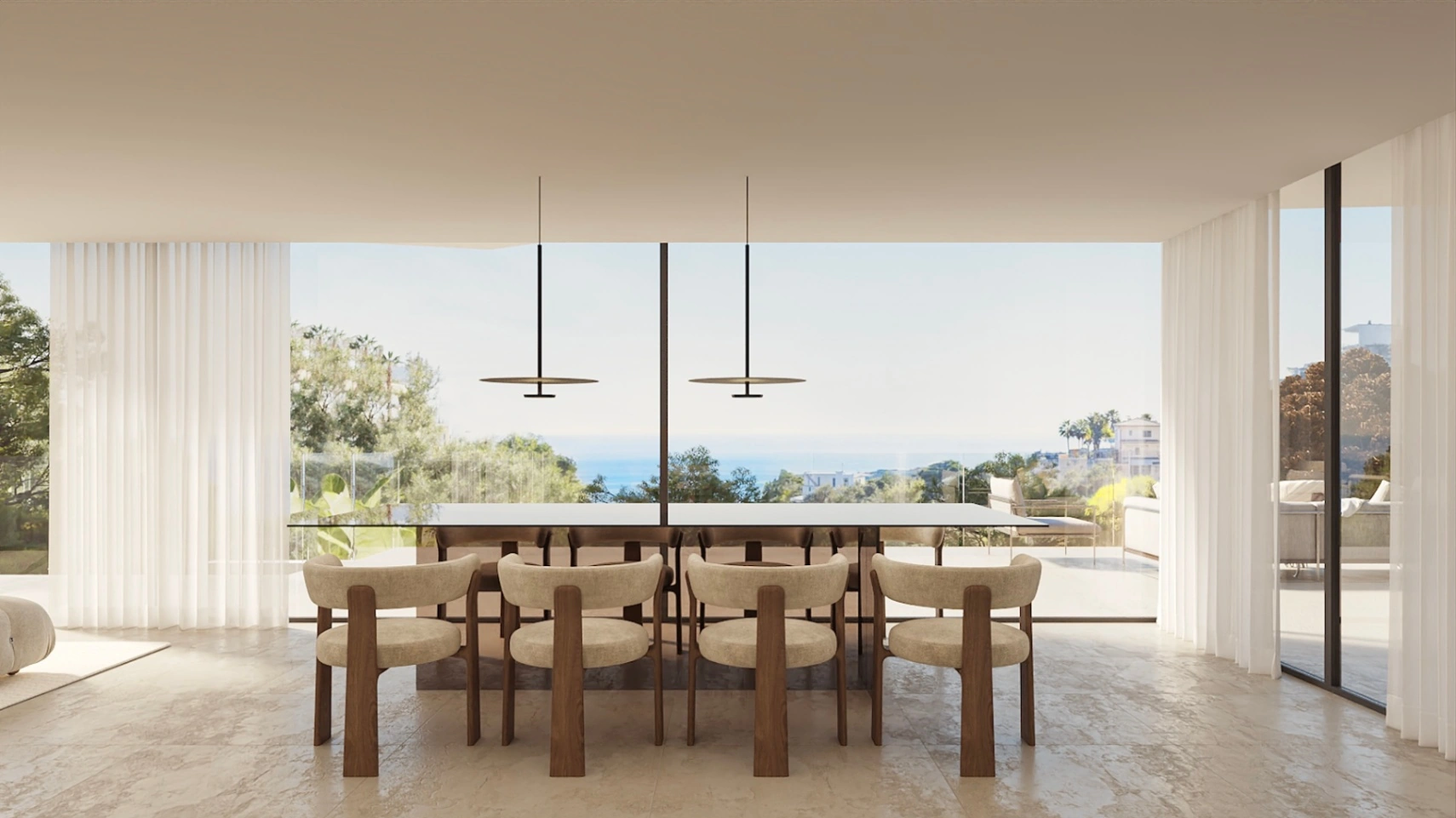 Proyecto con licencia: villa con vistas al mar en venta en Benissa