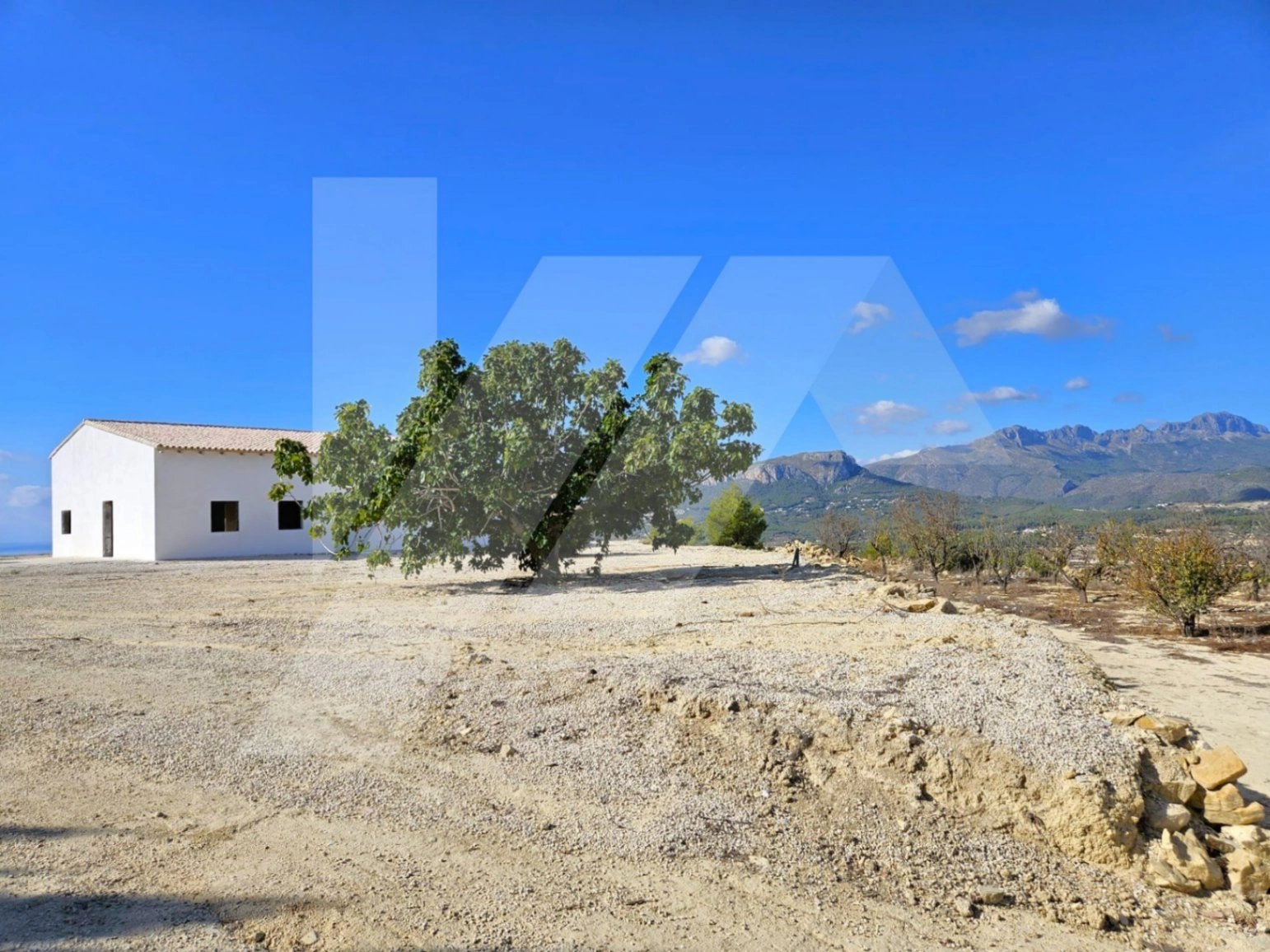 Finca en venta con vistas al mar en Benissa. Costa Blanca.