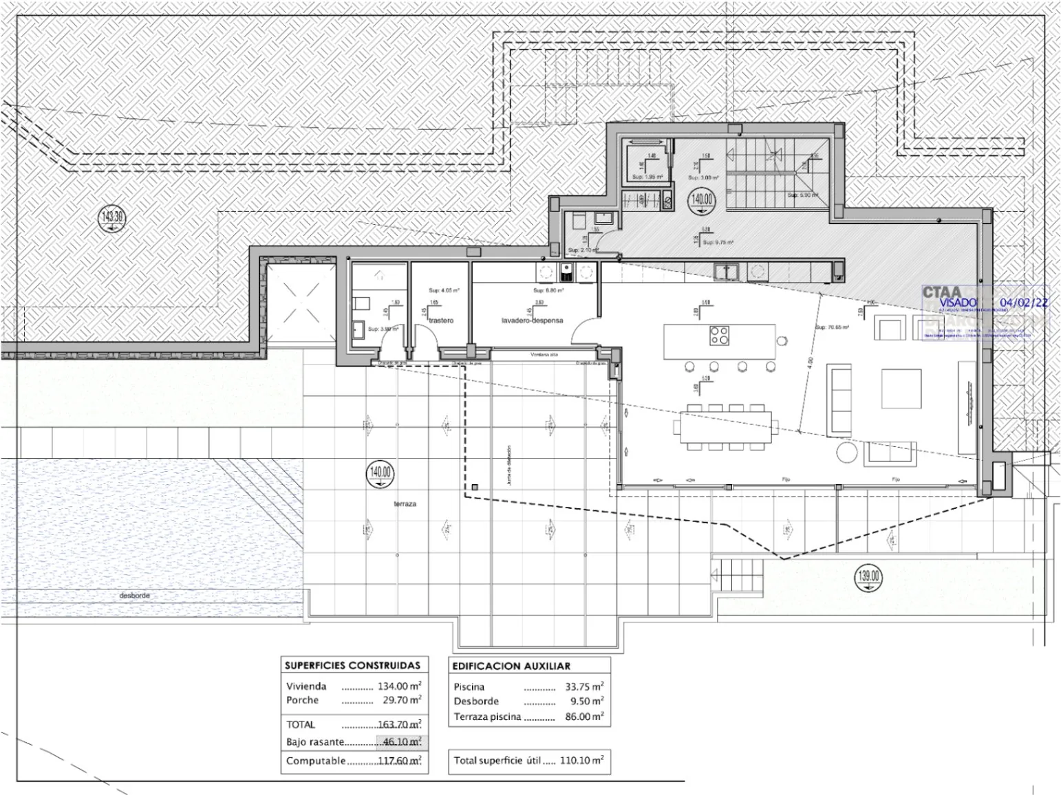 Proyecto con licencia: villa con vistas al mar en venta en Benissa