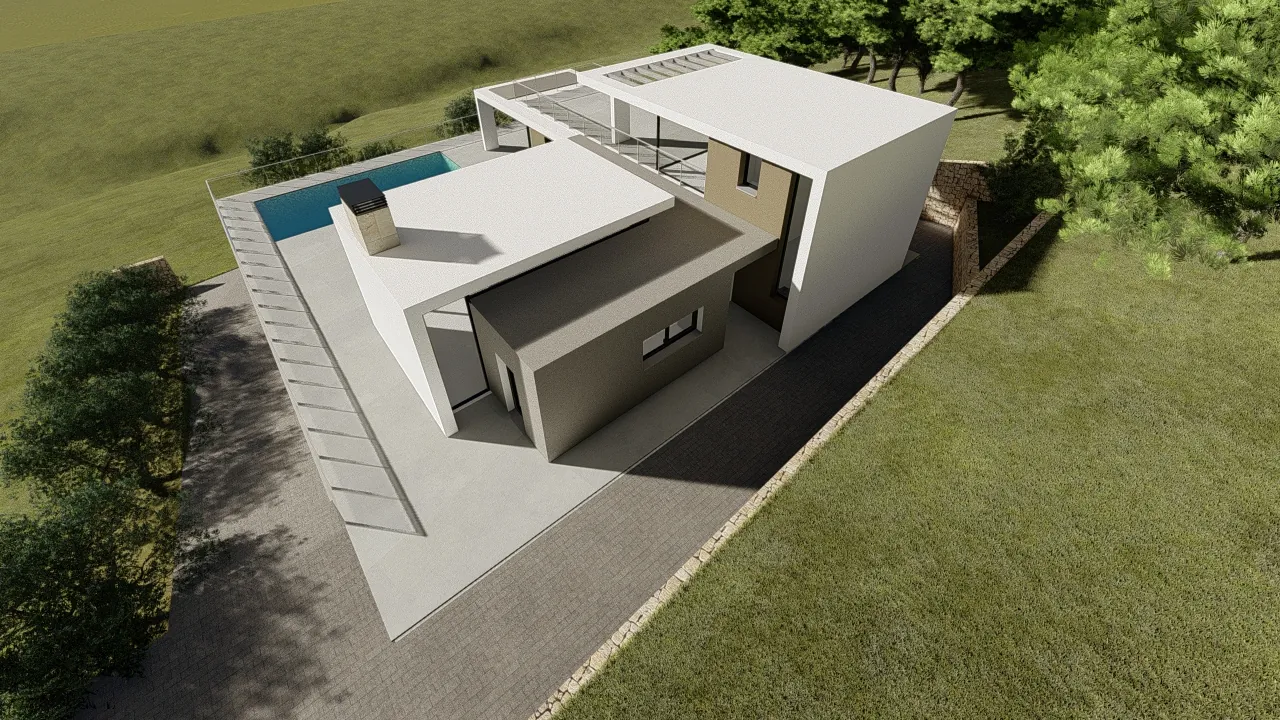 Proyecto nueva villa moderna en Benitachell