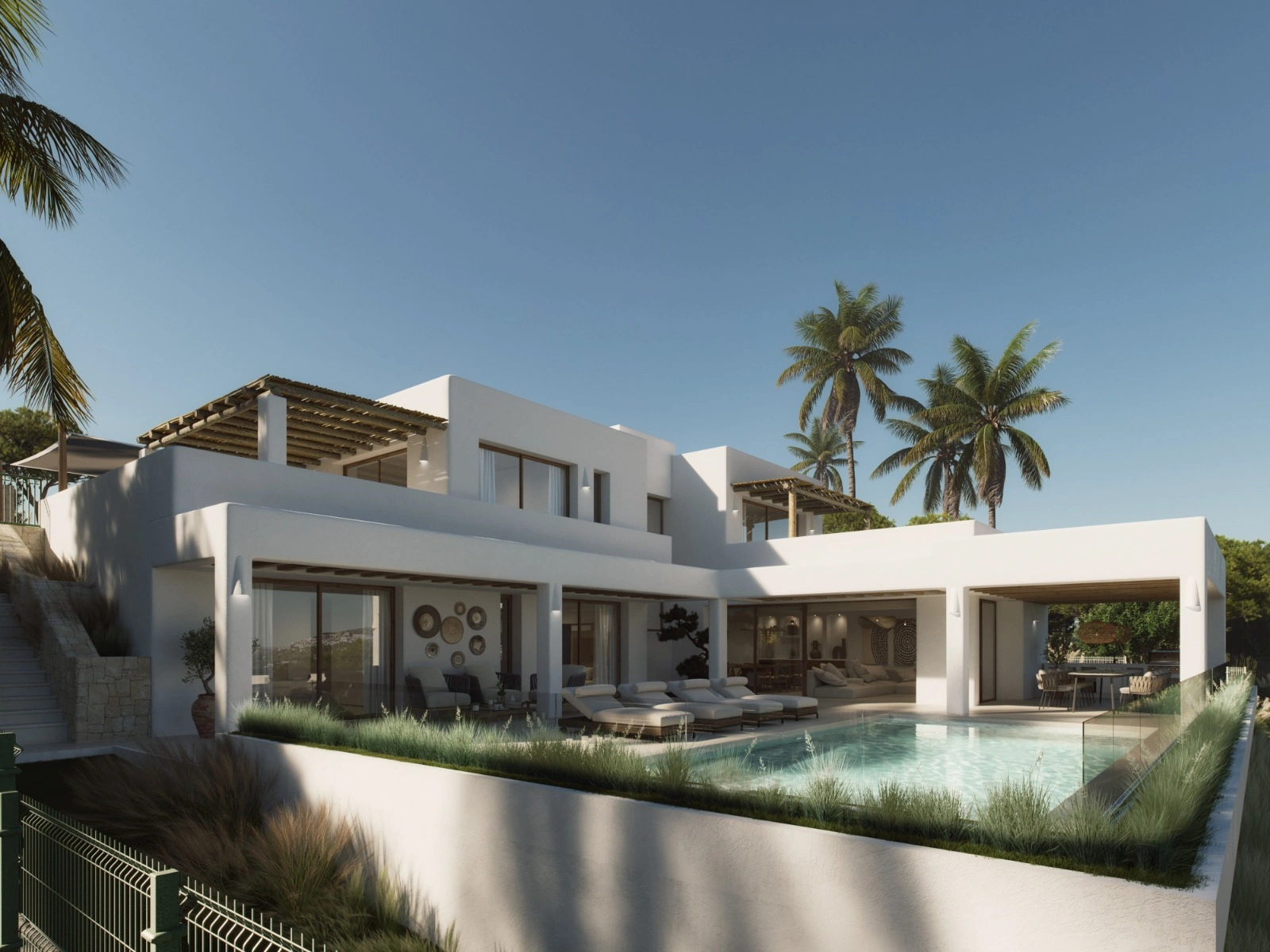 Obra nueva: villa con vistas al mar en venta en Moraira