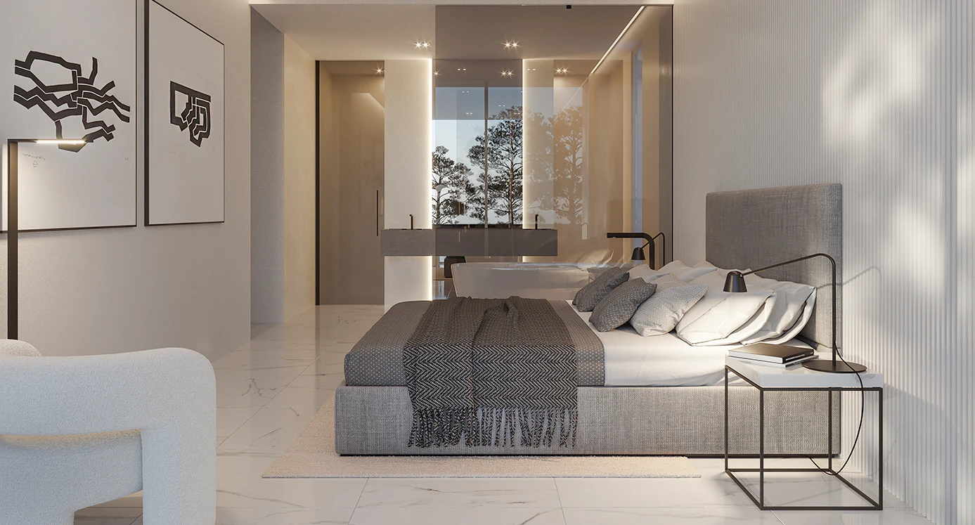 Exklusive neu gebaute moderne Villa mit Meerblick zum Verkauf in Moraira