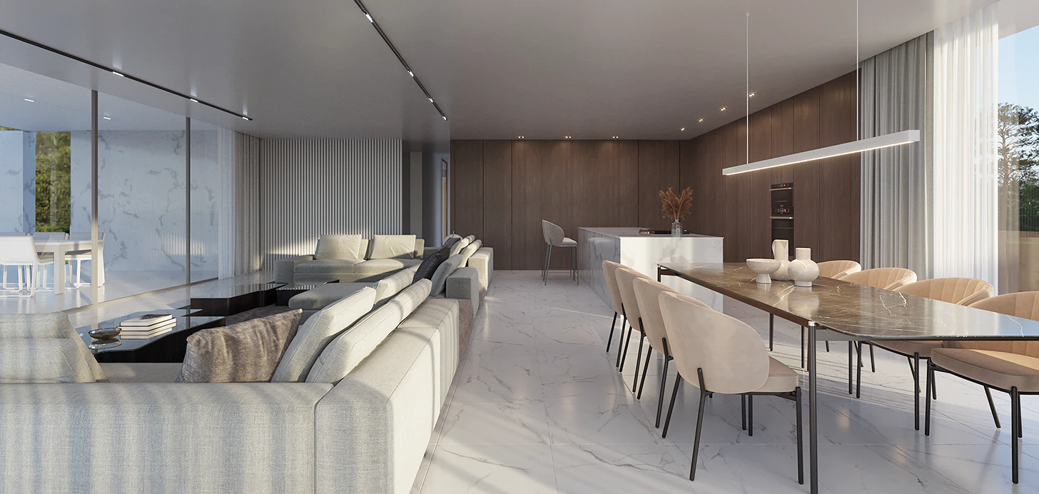 Exklusive neu gebaute moderne Villa mit Meerblick zum Verkauf in Moraira