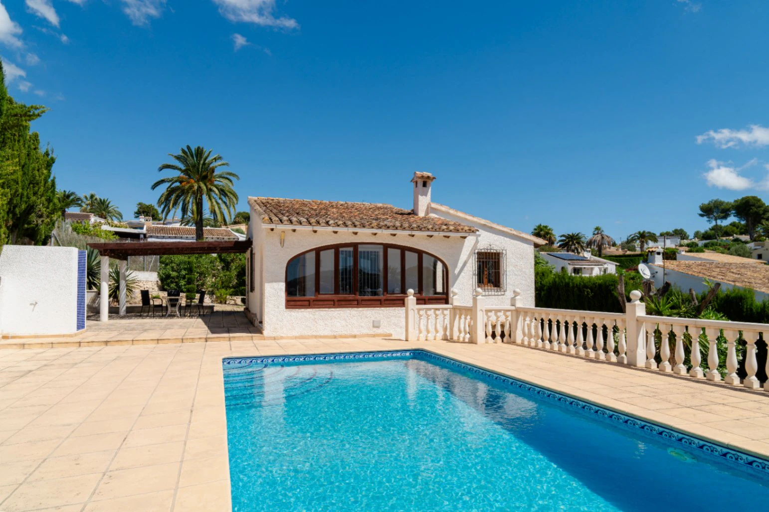 CW0340 - Chalet en venta en Moraira, La Sabatera - 2 dormitorios y piscina
