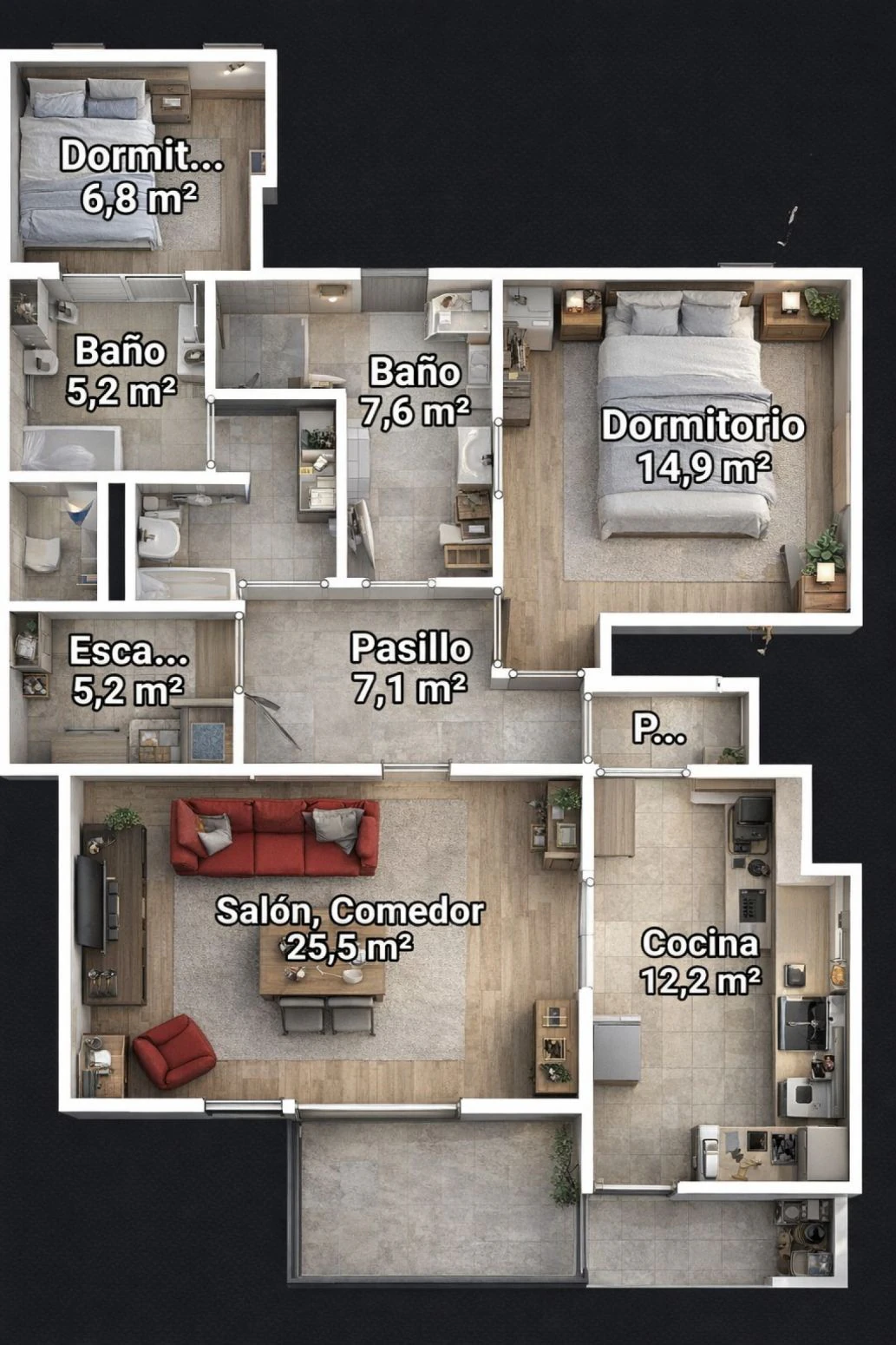 Vive arriba, opera abajo: casa + taller con ascensor y terra