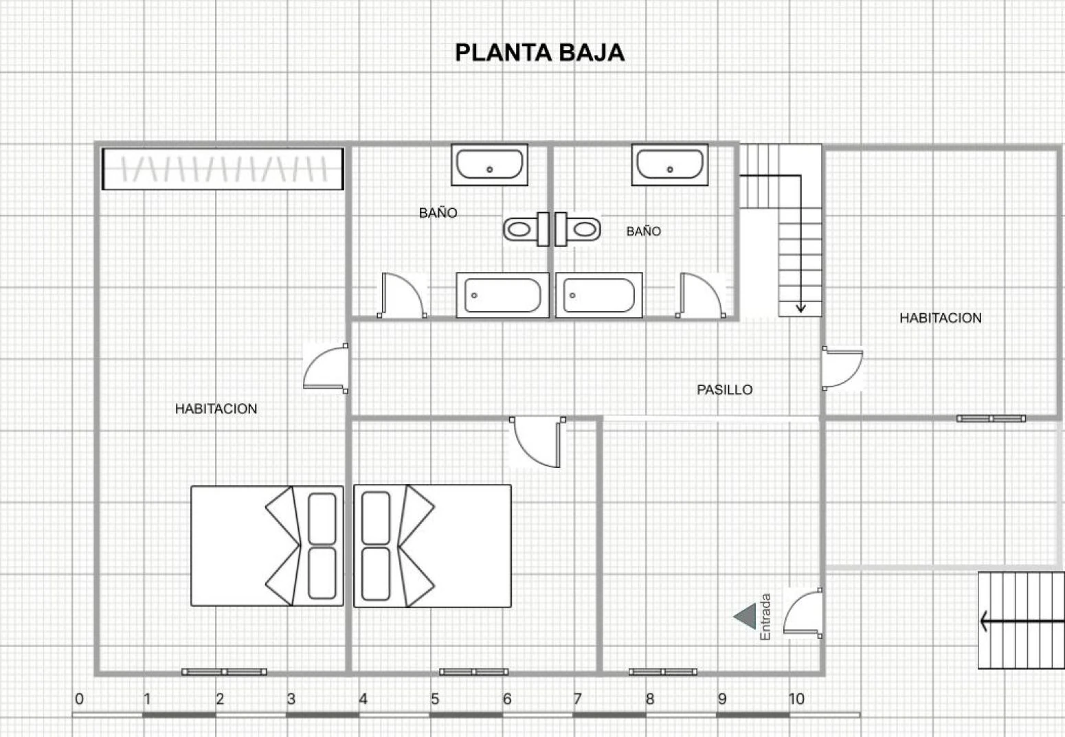 Casa de piedra de 3 habitaciones en Rupit i Pruit