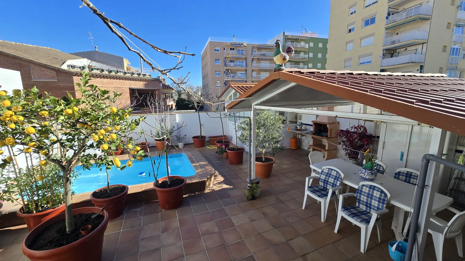 Vive arriba, opera abajo: casa + taller con ascensor y terra