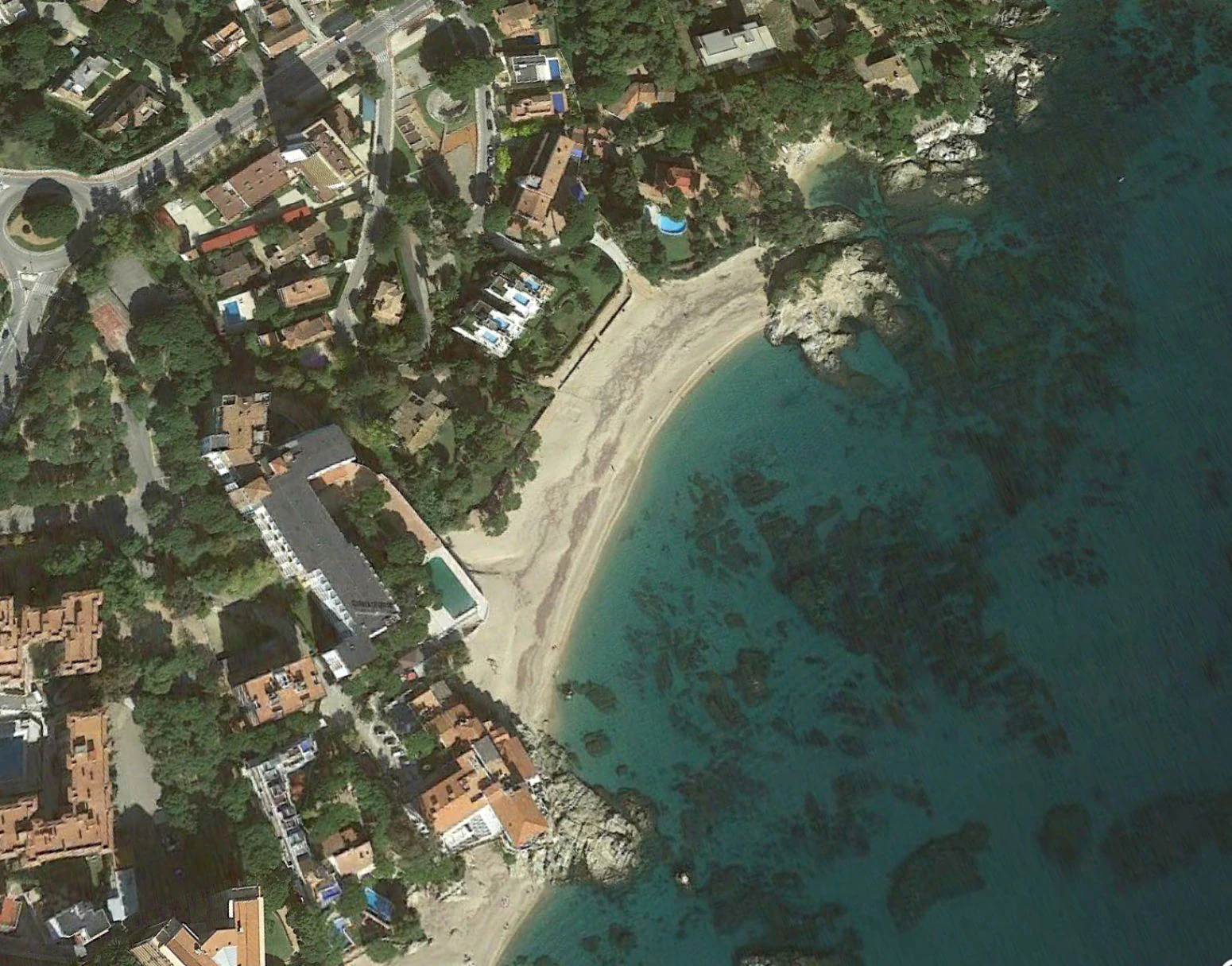 Terreno en primera linea de playa en Platja d'aro