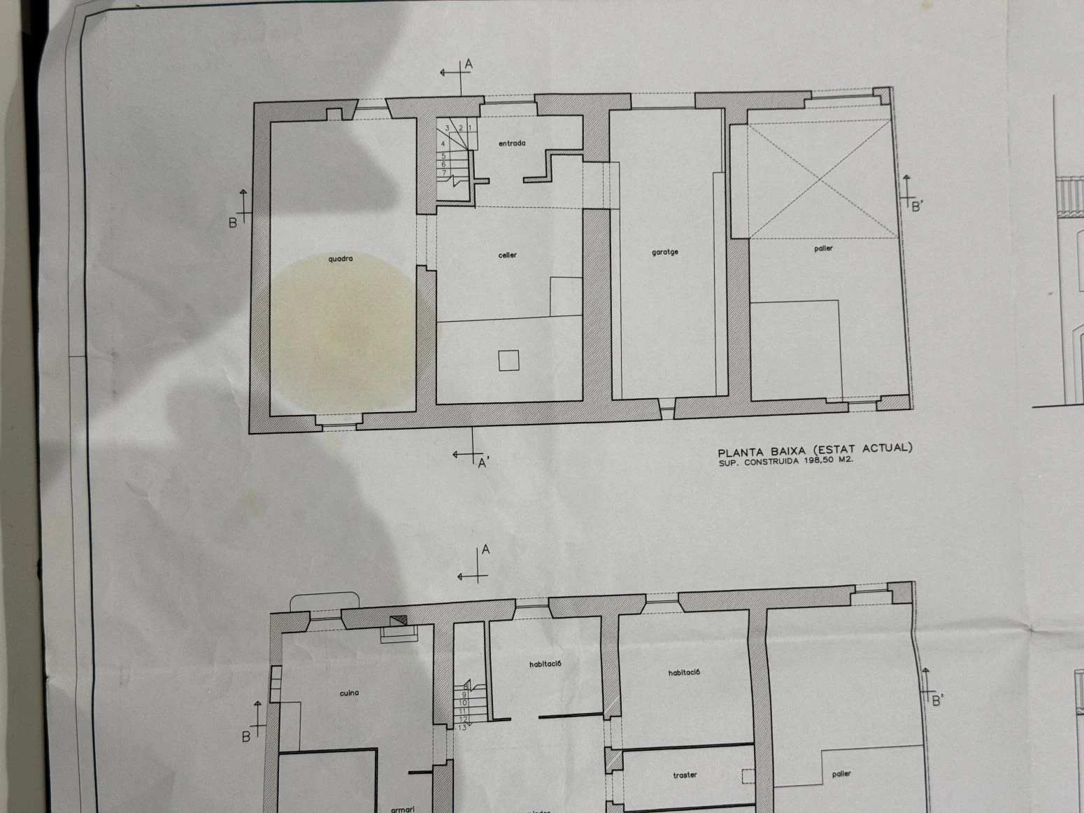 Histórica casa con terreno anexo en Mollet de Peralada con