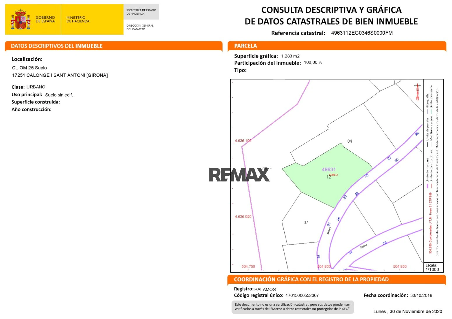 Parcela exclusiva con vistas en Río de Oro, Calonge · Costa Brava