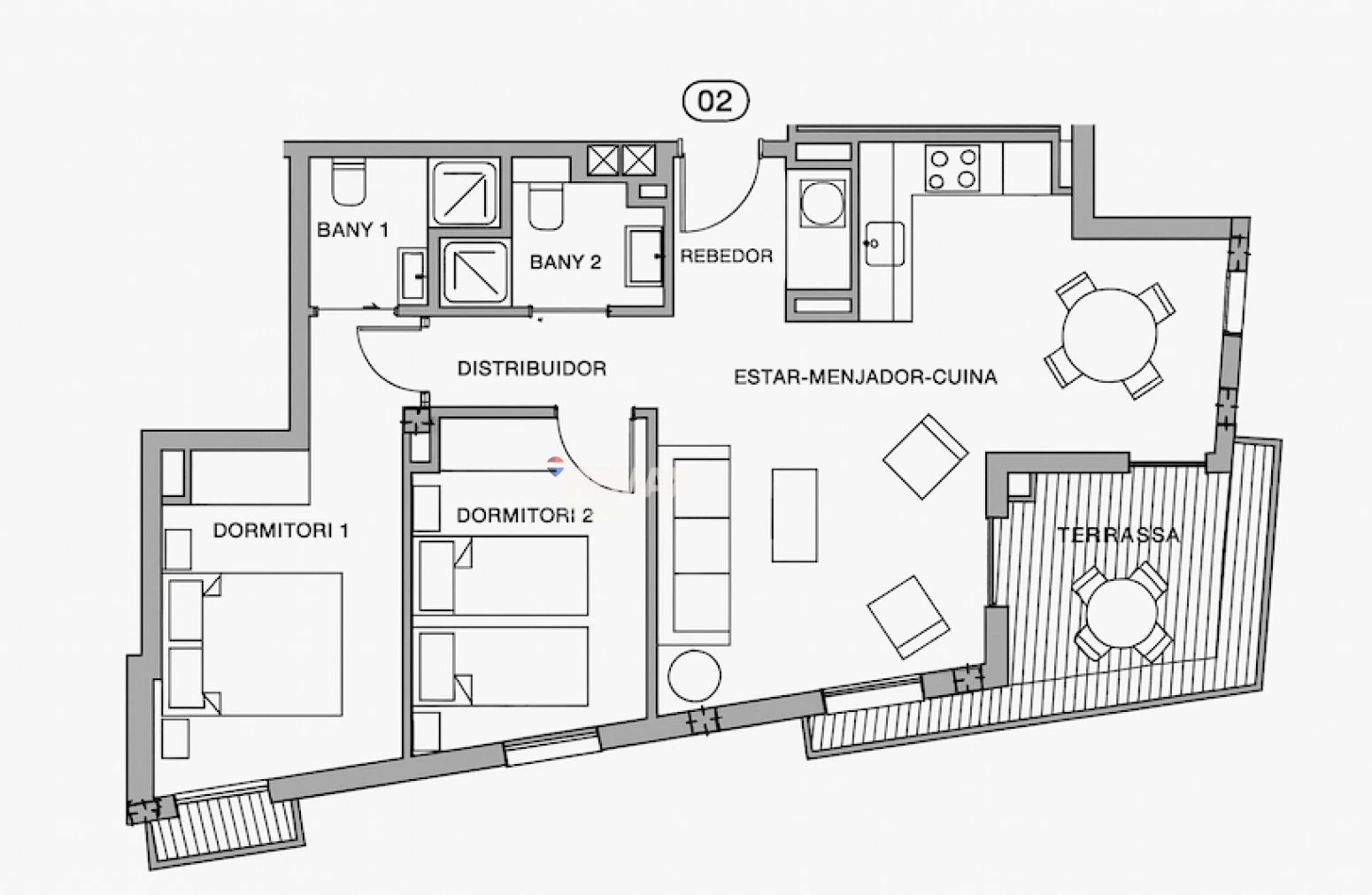 Apartamento en el Centro de Roses con Vistas al Mar y a Pasos de la Playa