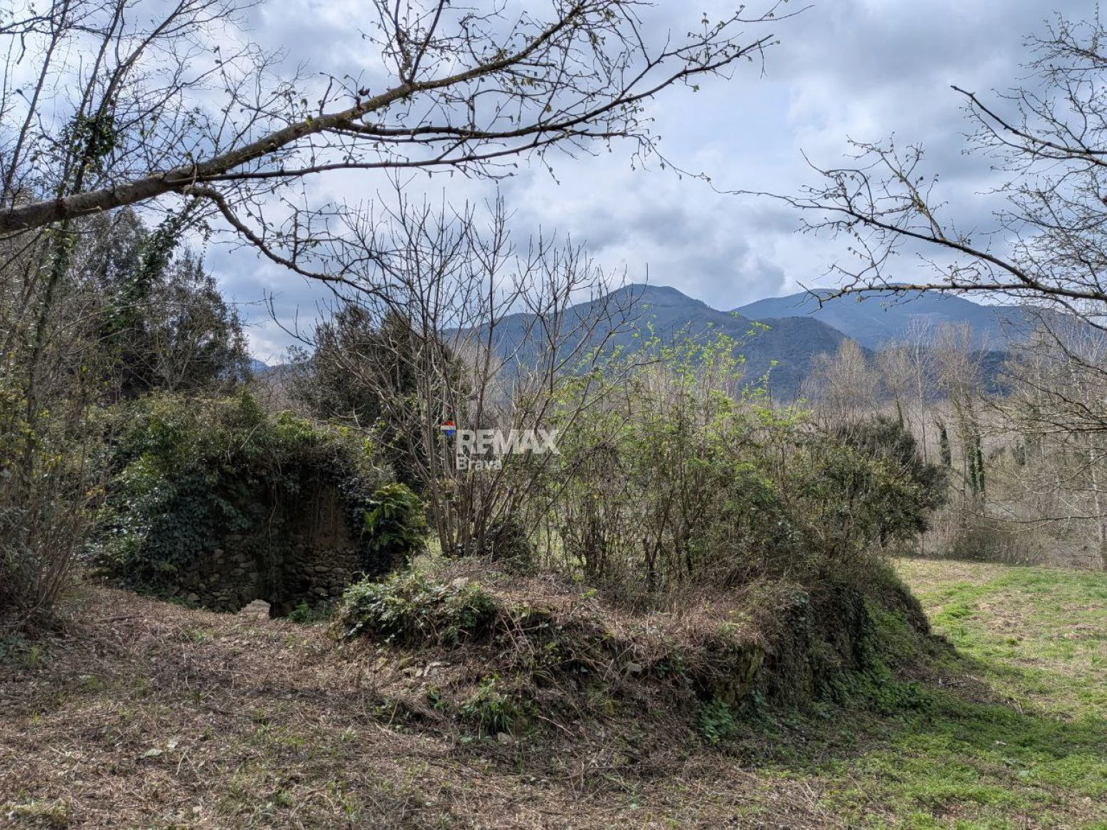 Finca única de 3,8 ha con masía y vistas al río Ter