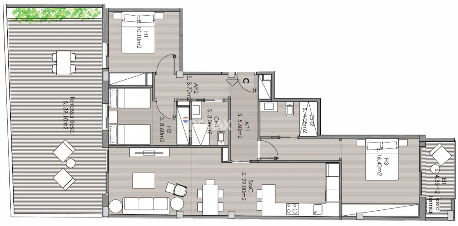 Roses, centro | Magnífico piso con terraza, piscina y parking