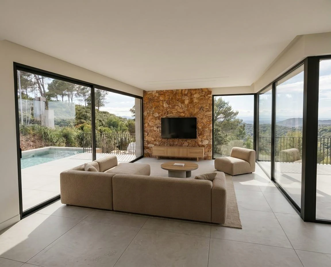 Begur · Son Rich | Exclusiva villa contemporánea en construcción con vistas panorámica.