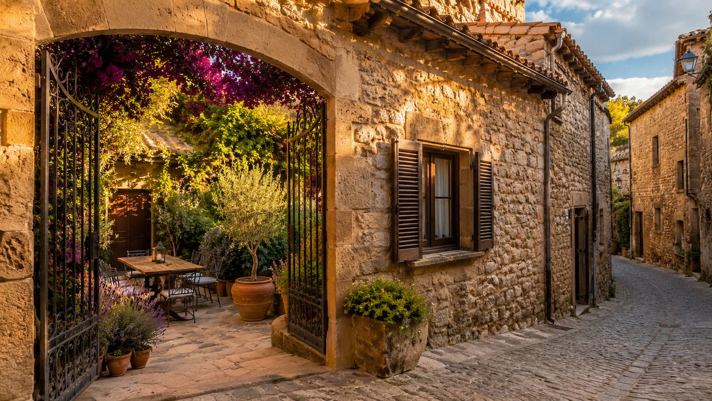 What are the most highly valued traditional houses in the rural areas of Catalonia?