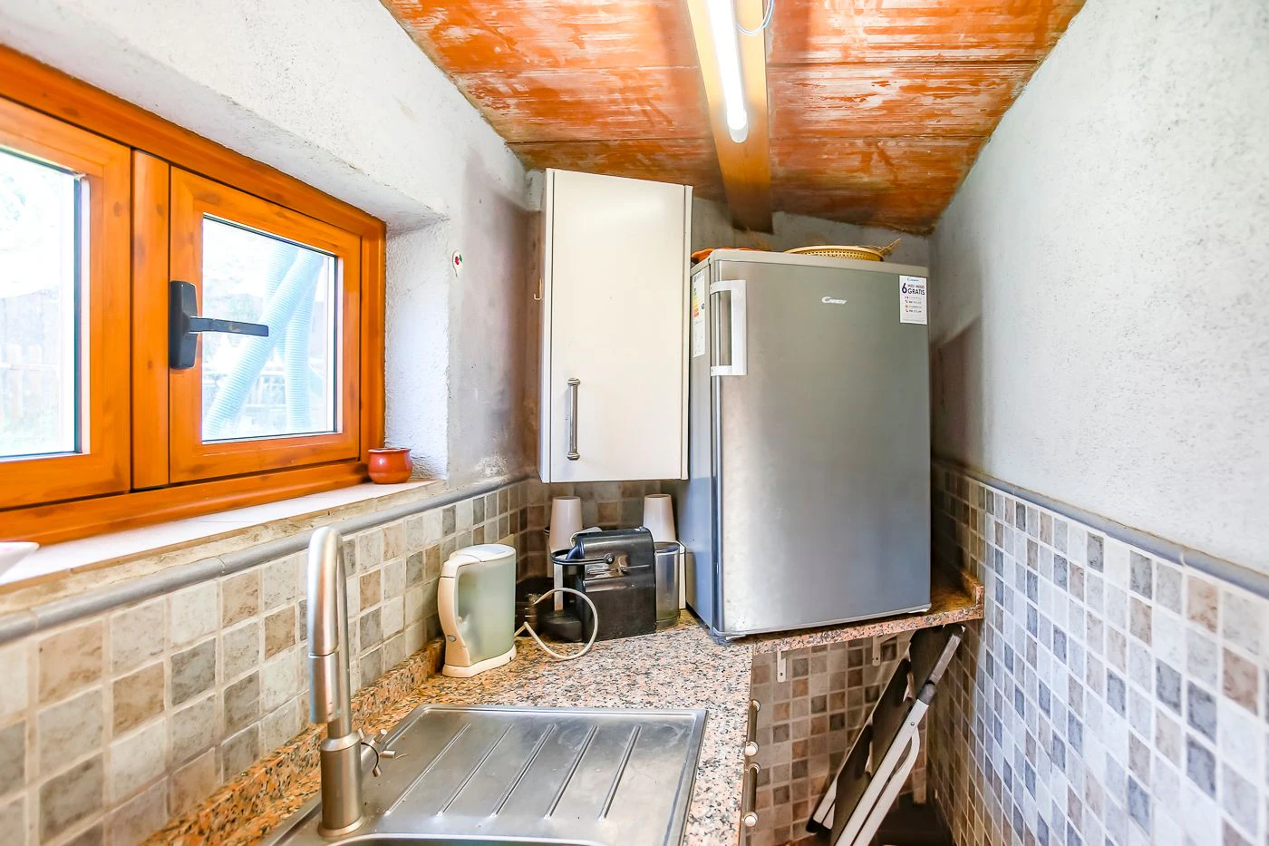 Unique opportunity with two independent homes and a small pool.