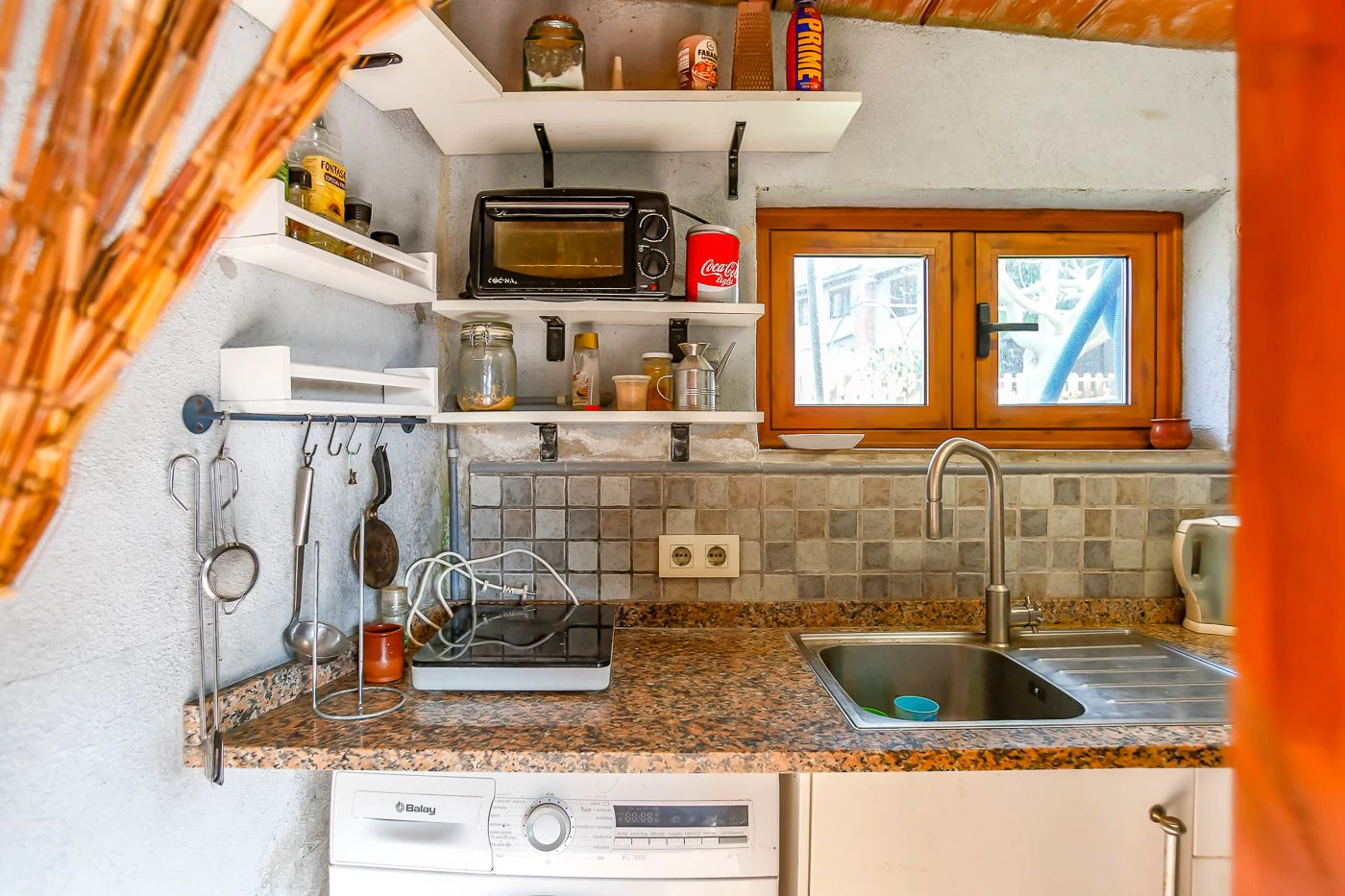 Unique opportunity with two independent homes and a small pool.