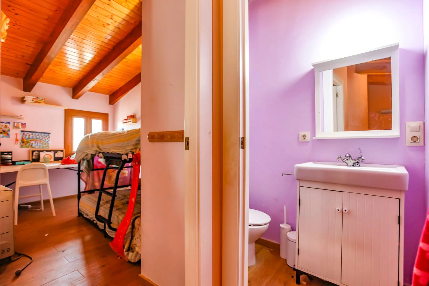Unique opportunity with two independent homes and a small pool.