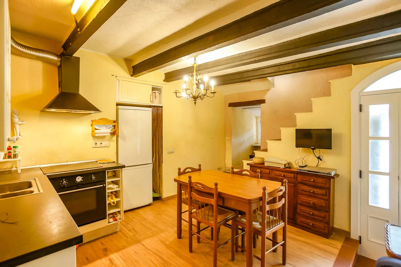 Unique opportunity with two independent homes and a small pool.