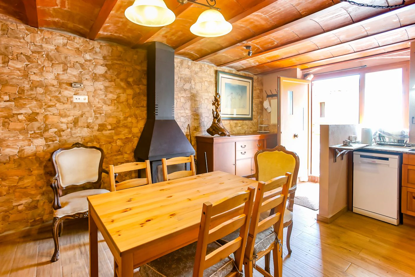 Unique opportunity with two independent homes and a small pool.