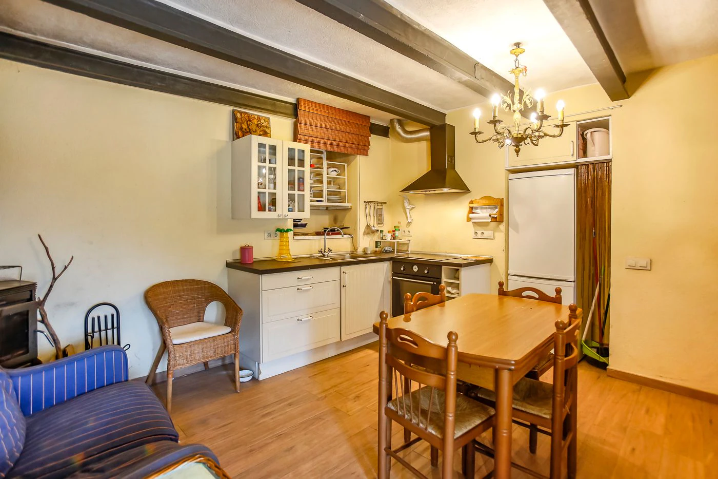 Unique opportunity with two independent homes and a small pool.