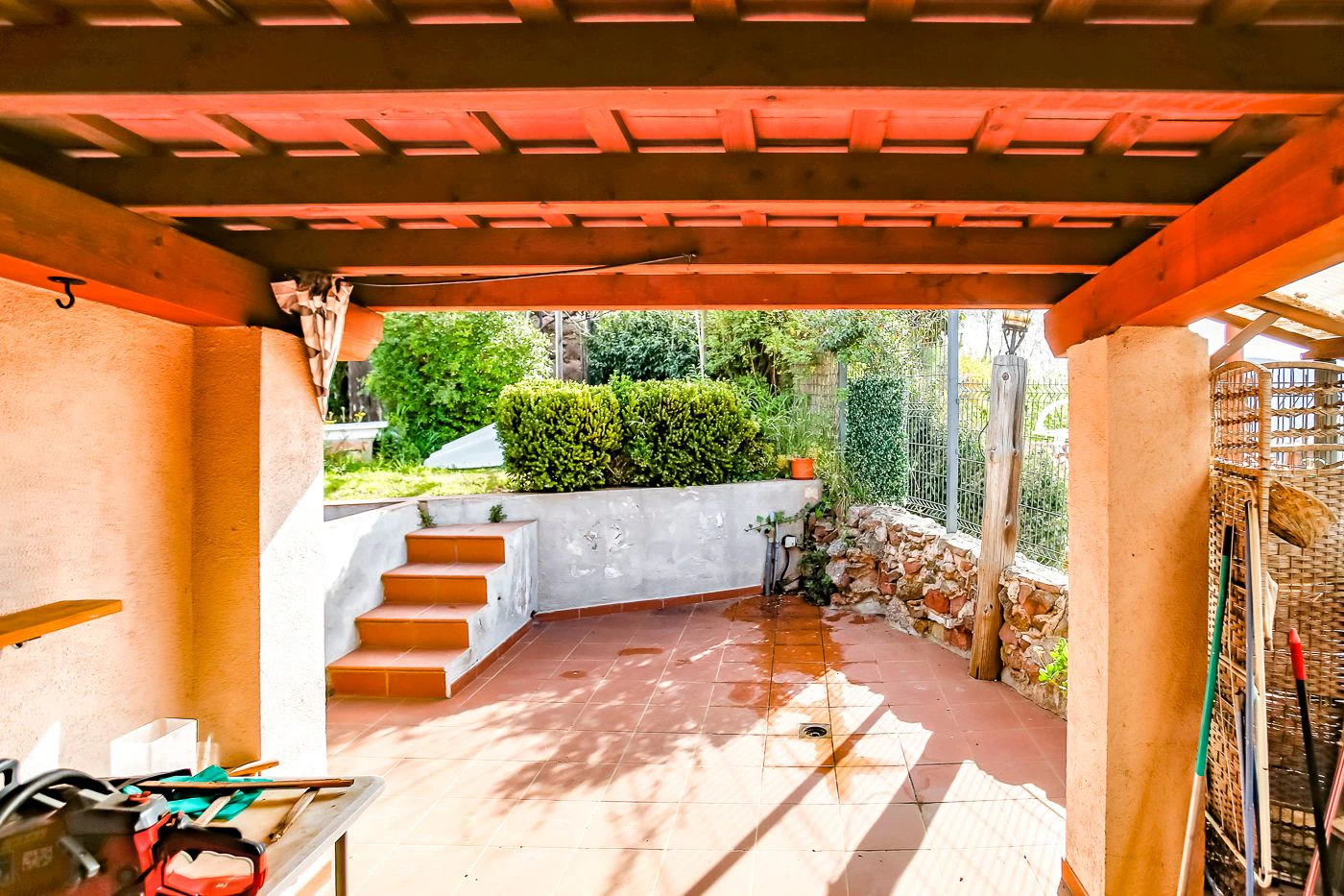 Unique opportunity with two independent homes and a small pool.