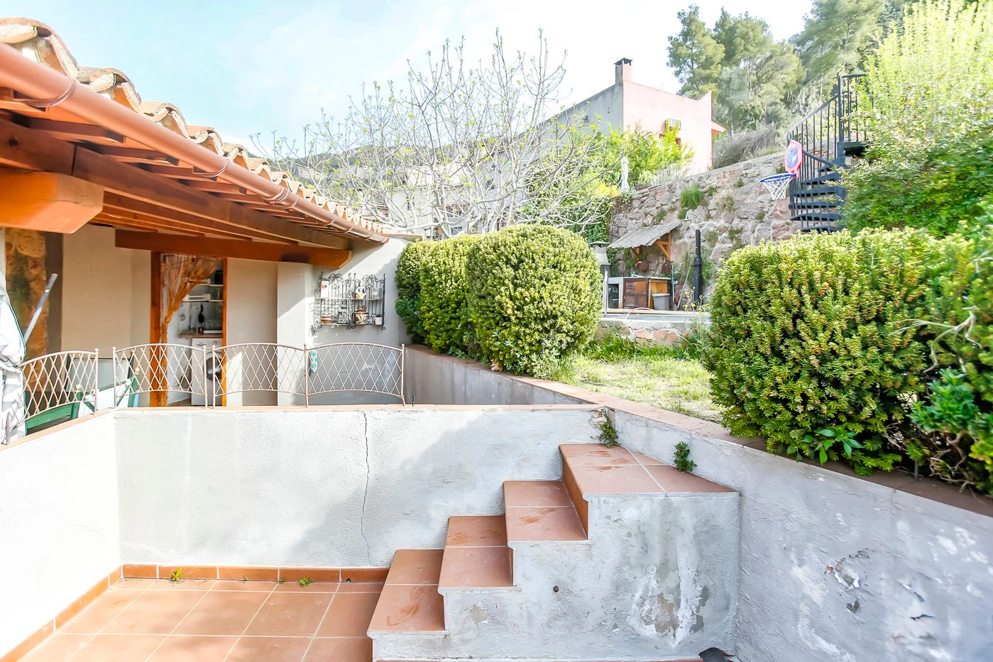Unique opportunity with two independent homes and a small pool.