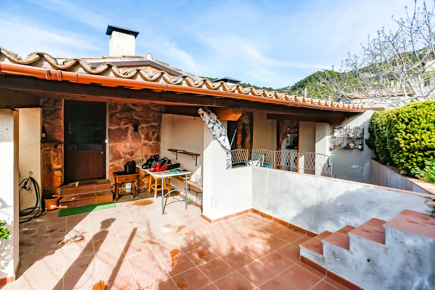 Unique opportunity with two independent homes and a small pool.
