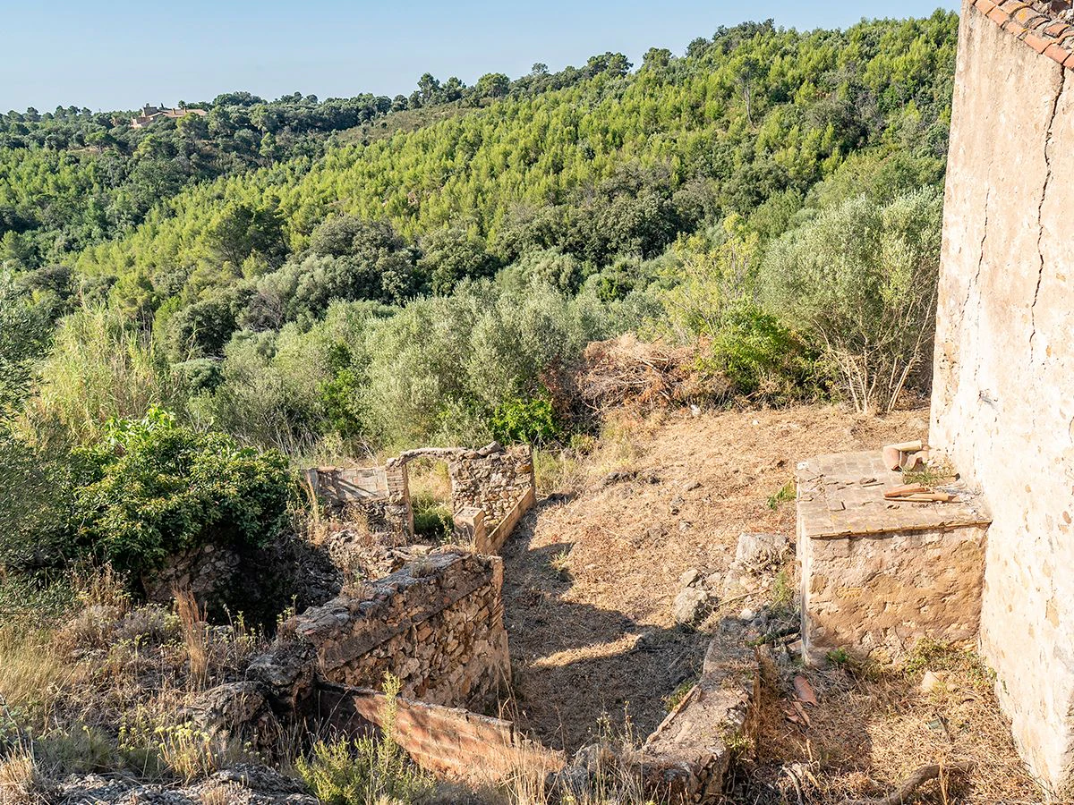 1645 - Masia para rehabilitar en el Empordà con 12 hectáreas de cultivo y 9 ha de bosque