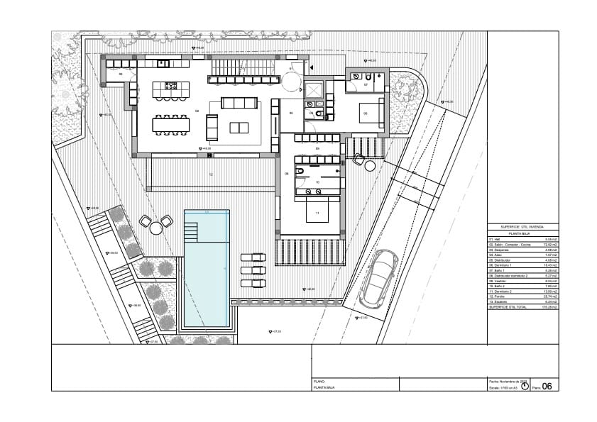 Chalet obra nueva estilo Ibicenco en venta en Costera del Mar Moraira,