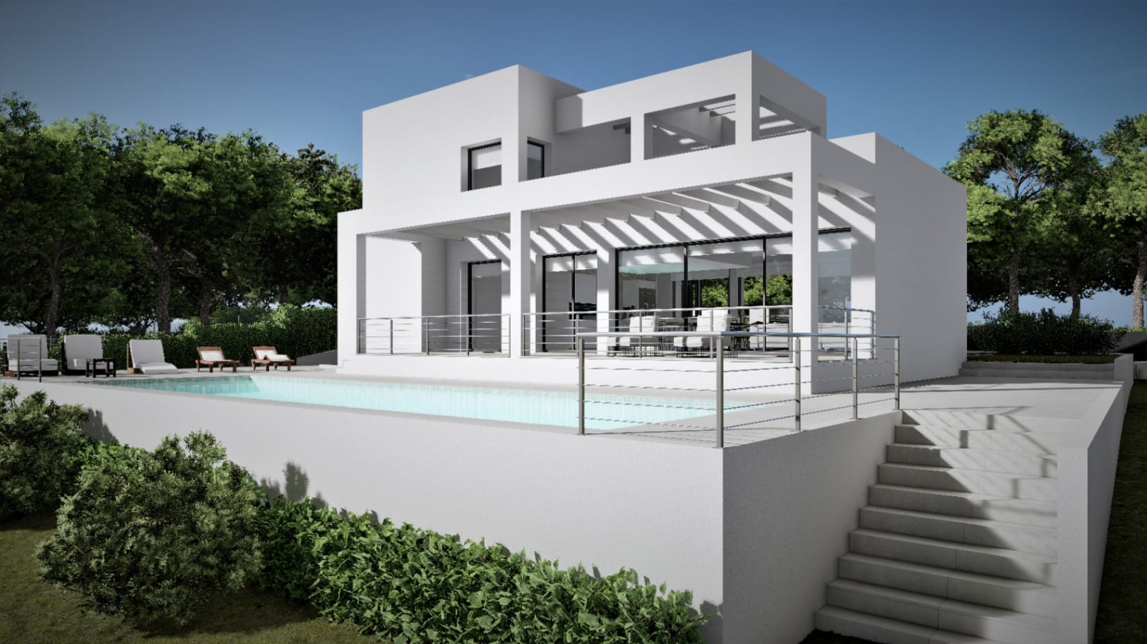 Proyecto de villa de nueva construcción en Jávea