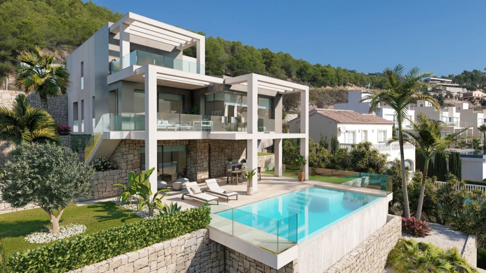 OH-BJR32K - Villa en venta en Calpe con espectaculares vistas al mar