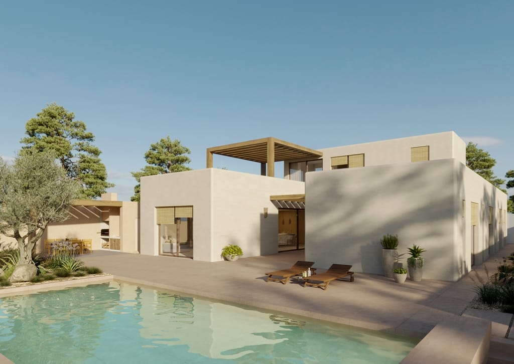 Villa de lujo y estilo moderno en venta en Moraira