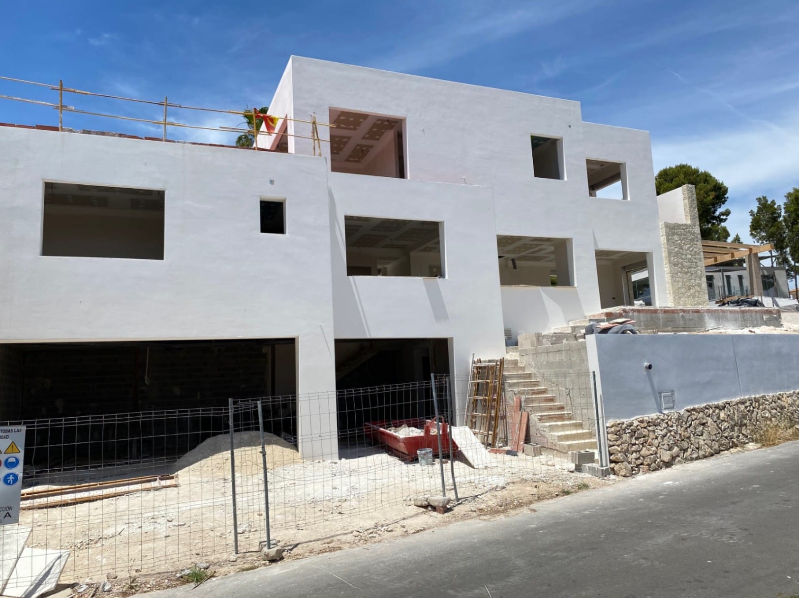 Villa de lujo y estilo moderno con vistas al mar y al Peñón en Calpe