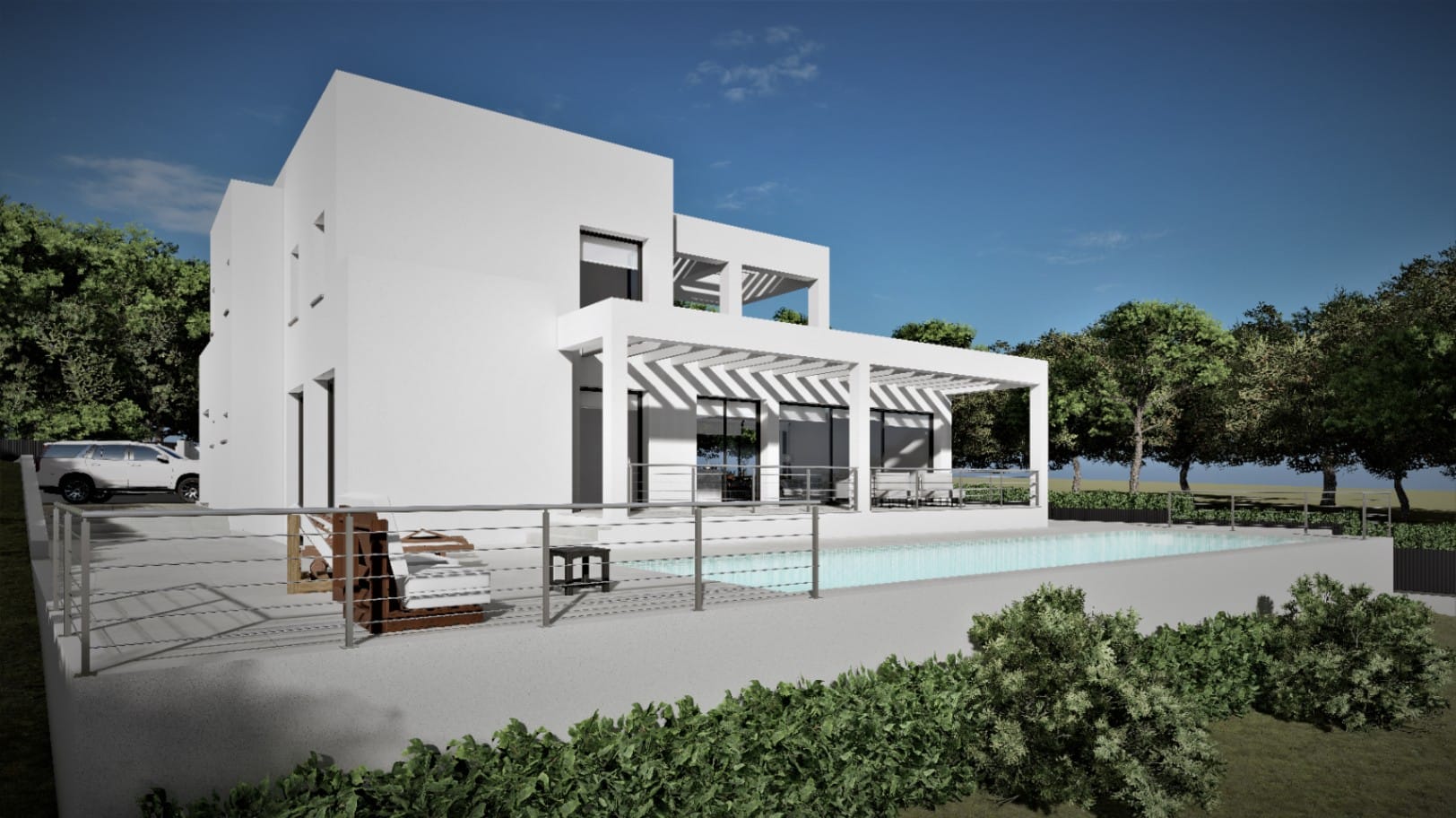 Proyecto de villa de nueva construcción en Jávea