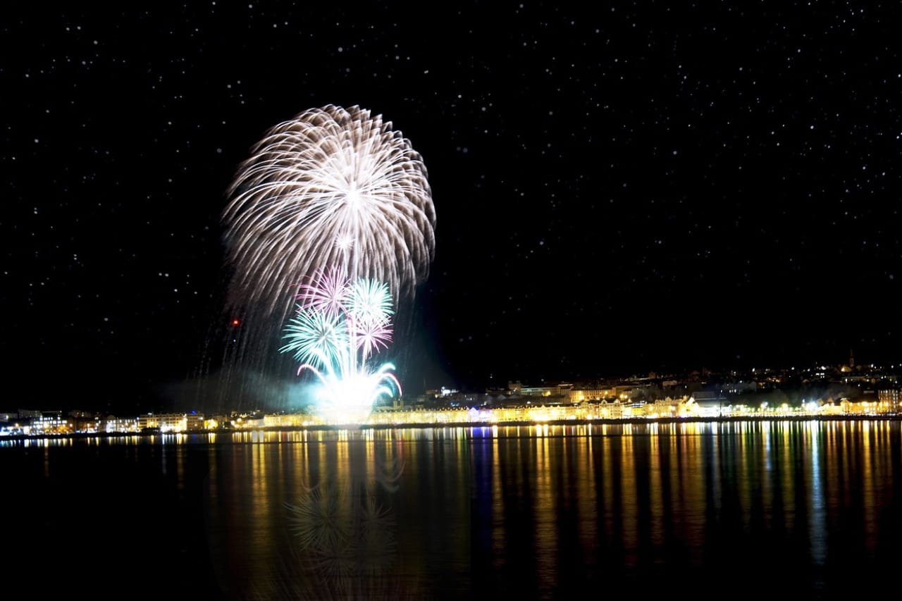 La Olla Feuerwerk in Altea
