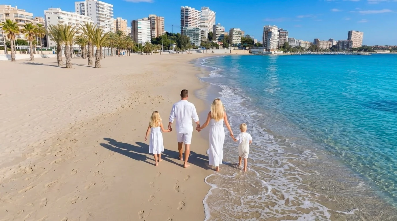 Best family friendly beaches on the costa blanca for a sunny day out.