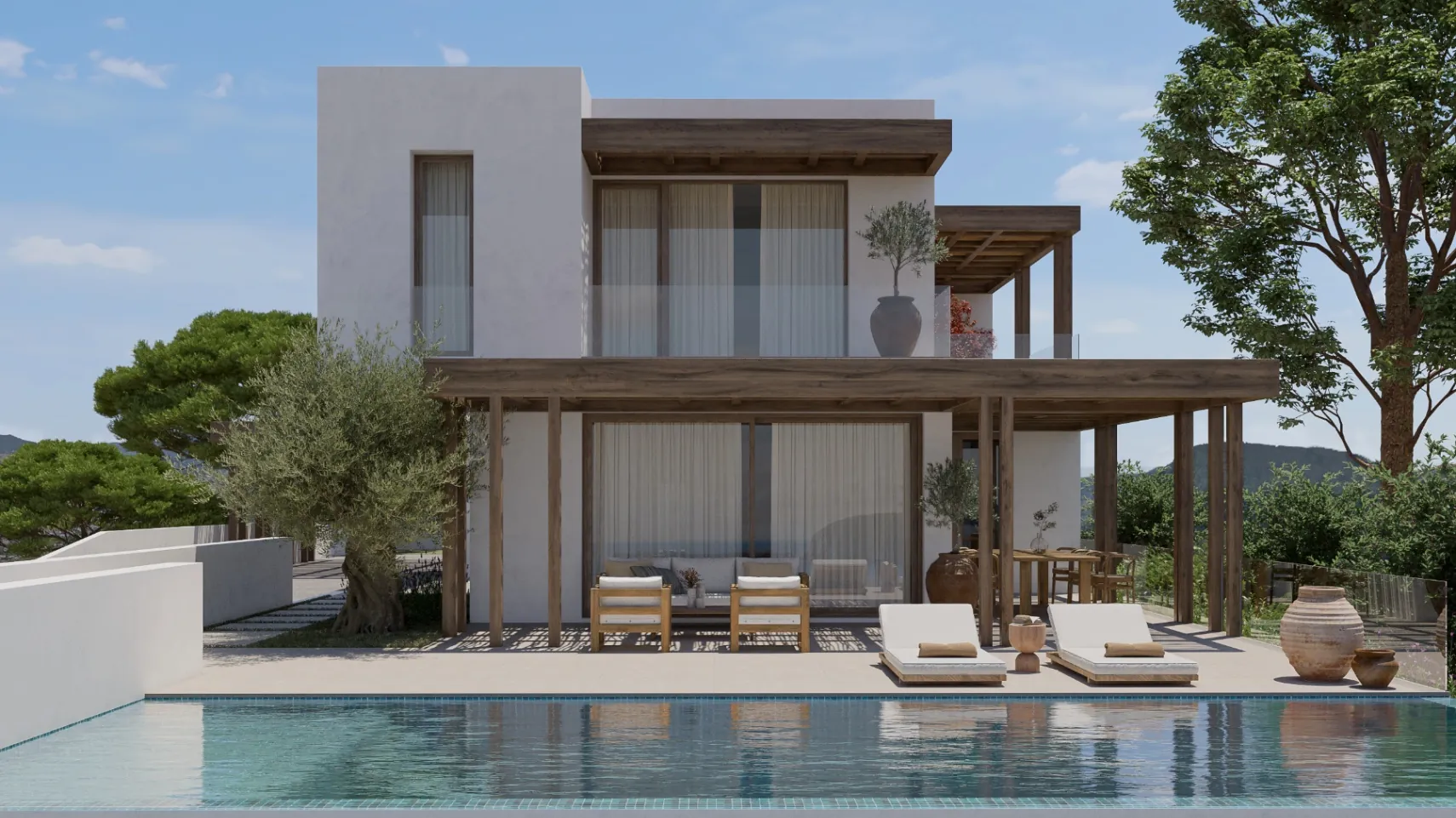 New Build Modern Villa for Sale in Teulada with Pool and Garden