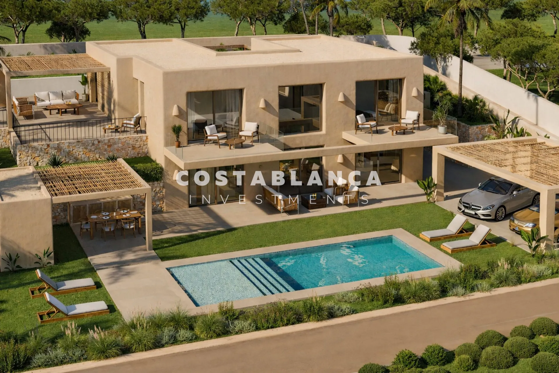 Contemporary villa with pool for sale in Cap Martí, Jávea