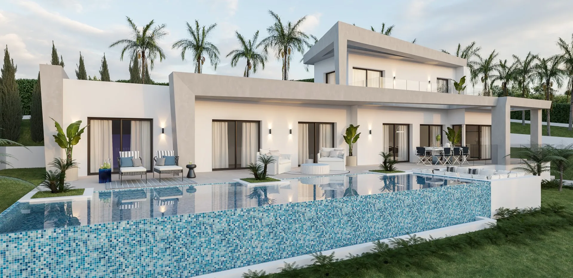 Nowoczesna willa Odon z widokiem na morze w Javea, gotowa w 2025 roku