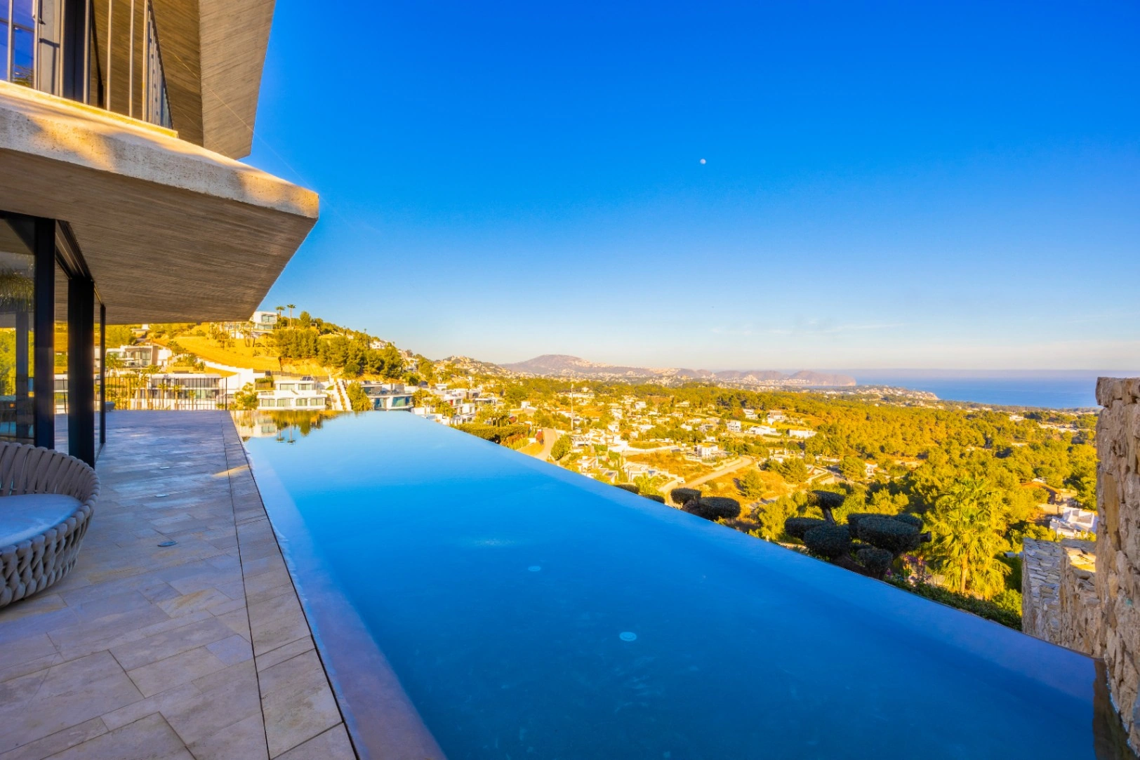 Modern design villa for sale in Benissa with stunning sea views.