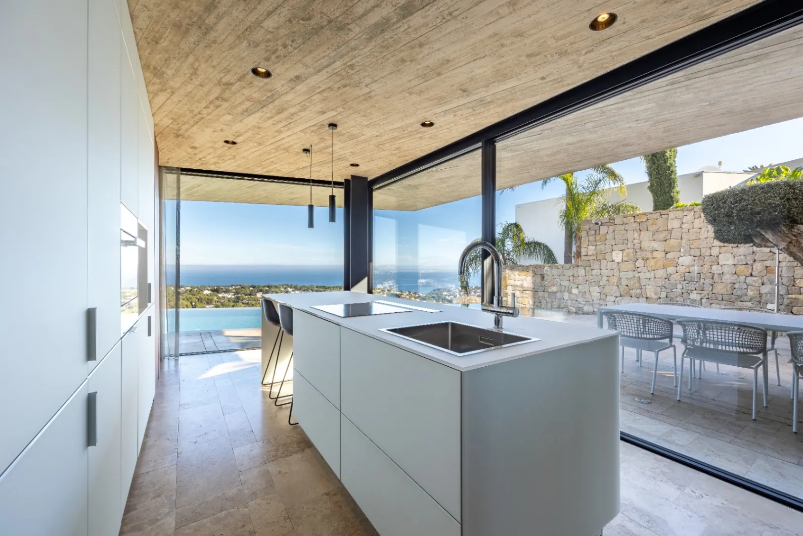 Modern design villa for sale in Benissa with stunning sea views.
