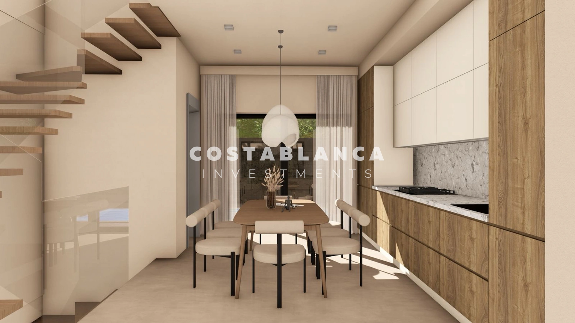 Villa de lujo moderna con piscina privada en La Marquesa en venta en Finestrat