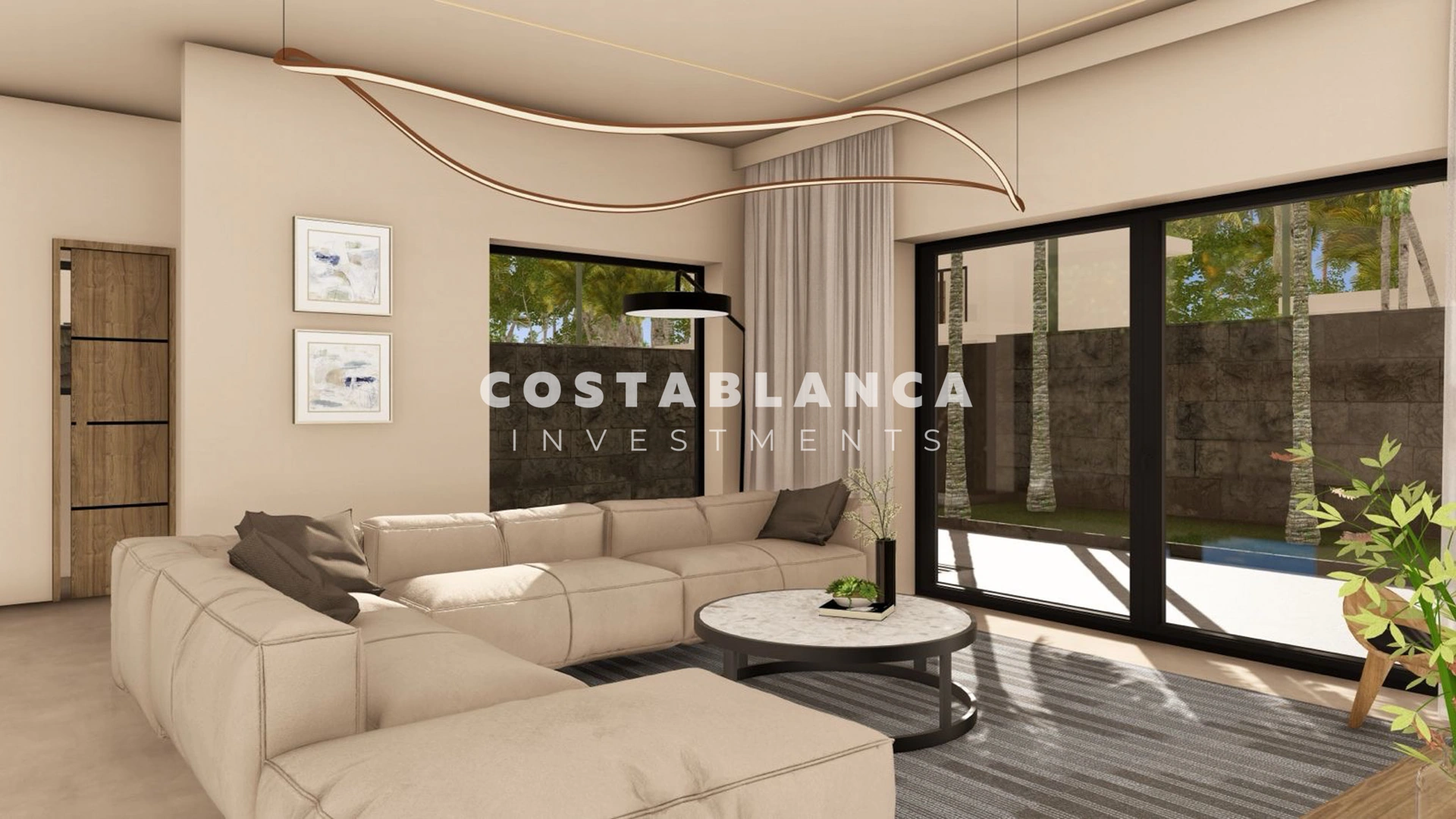 Villa de lujo moderna con piscina privada en La Marquesa en venta en Finestrat