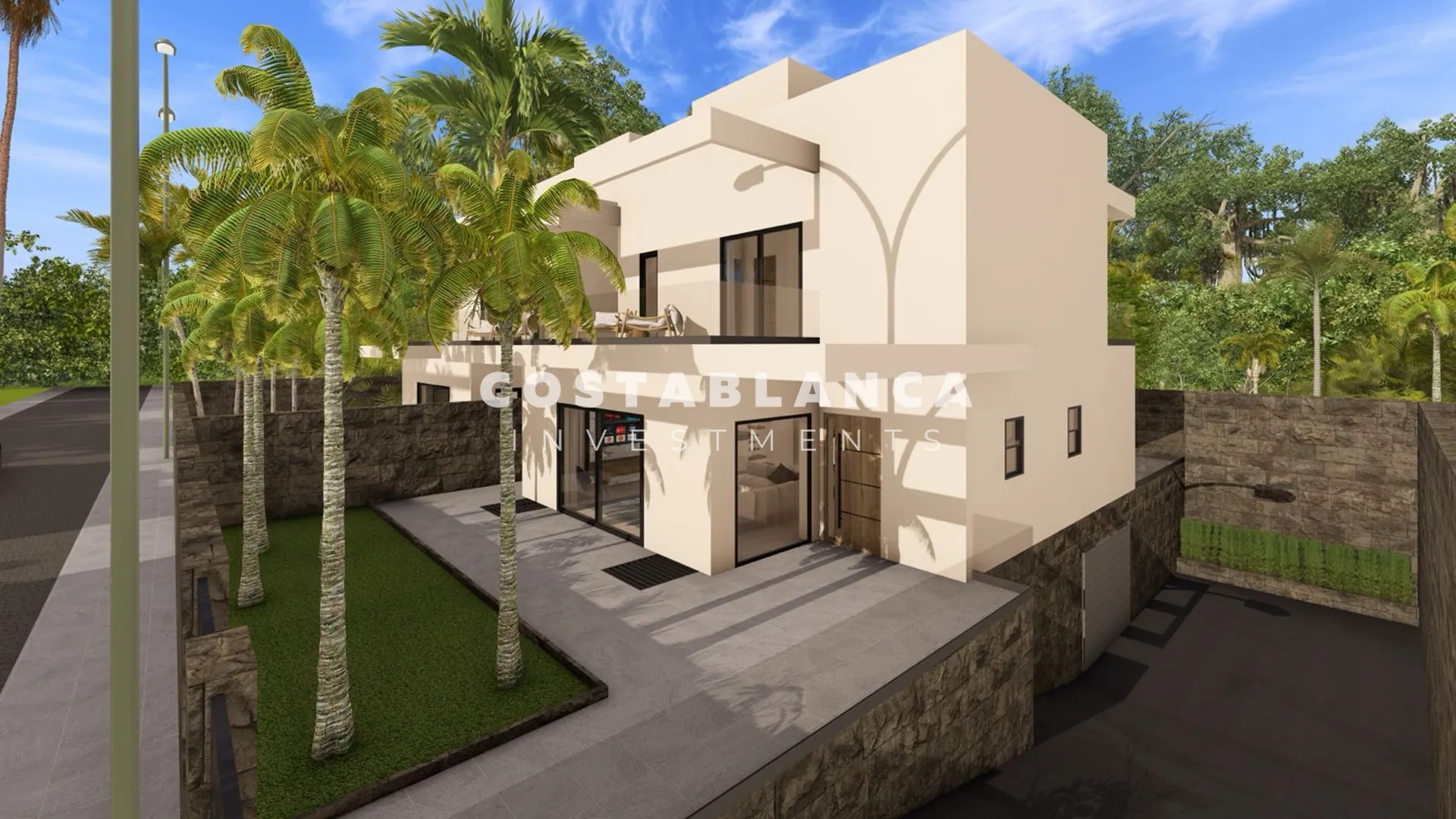 Villa de lujo moderna con piscina privada en La Marquesa en venta en Finestrat