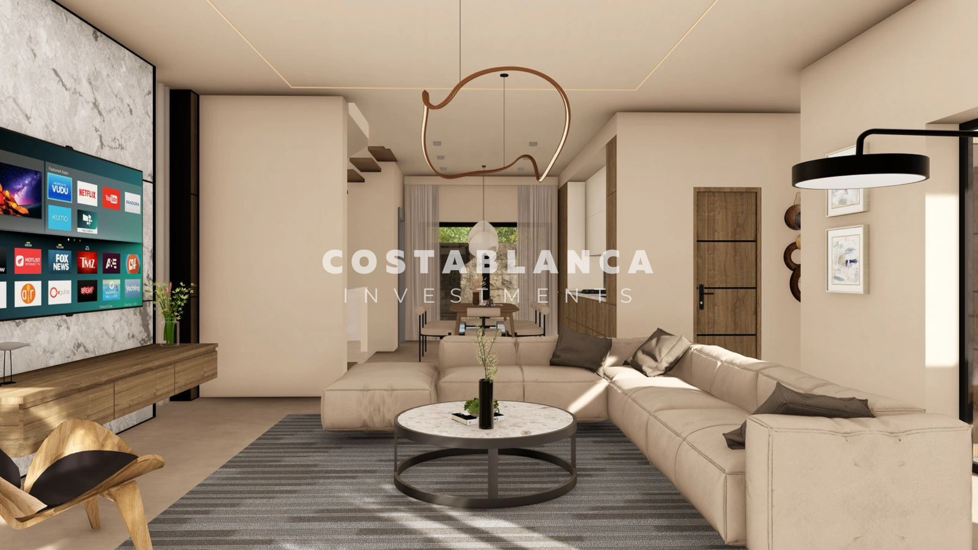 Villa de lujo moderna con piscina privada en La Marquesa en venta en Finestrat